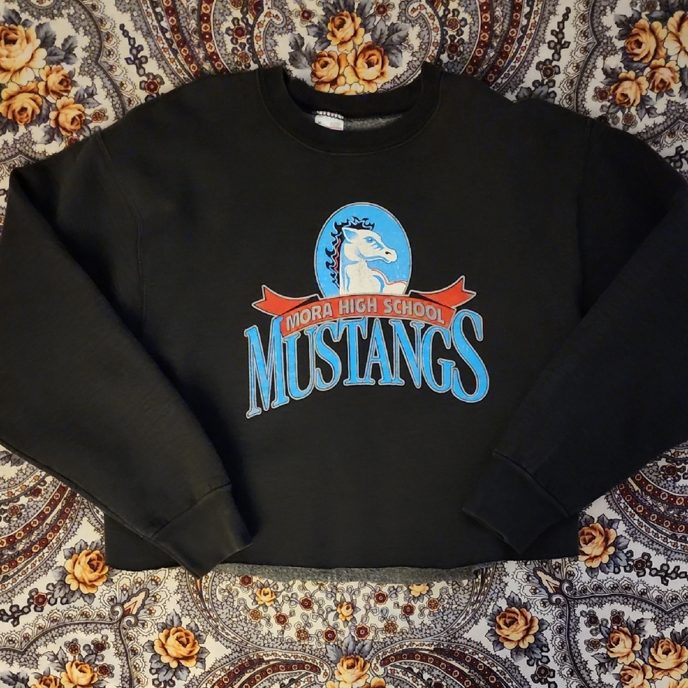 Fruit of the Loom Black Crewneck Sweater
